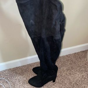 Wide calf over the knee boots